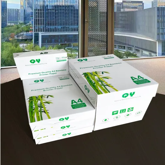 A4 Copy Paper Printing Writing Office with Bamboo Pulp Roll Double Paper in Thailand 80 80g 500 80GSM 75 GSM China Price