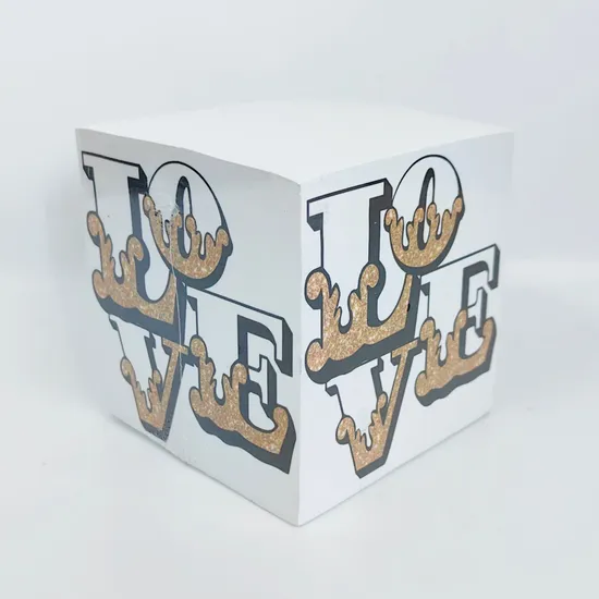 Custom Paper Adhesive OEM ODM Plastic Divider Self-Adhesive Desk Office Kitchen Fridge Magnet Memo Sticky Note Cubes Pad