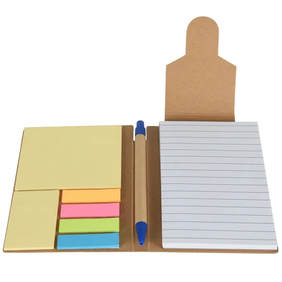 Best Paper Products Manufacturer Customized Promotion Sticky Note Pad with Pen