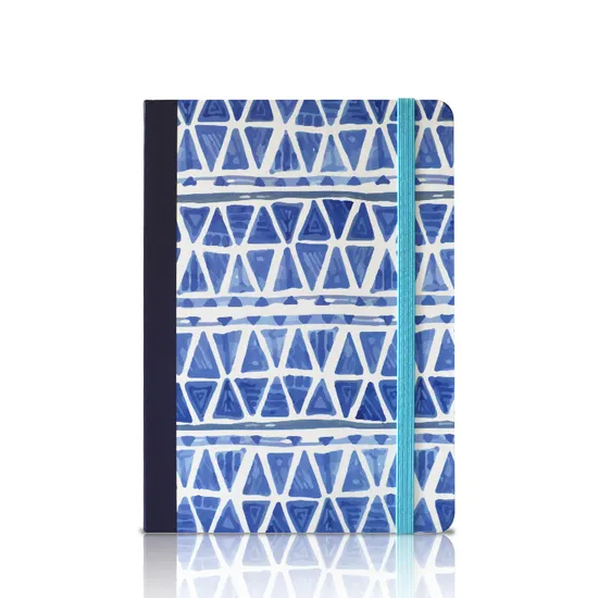Paper Hard Cover Planner with Notepad and Sticky Notes Elastic Band Notepad