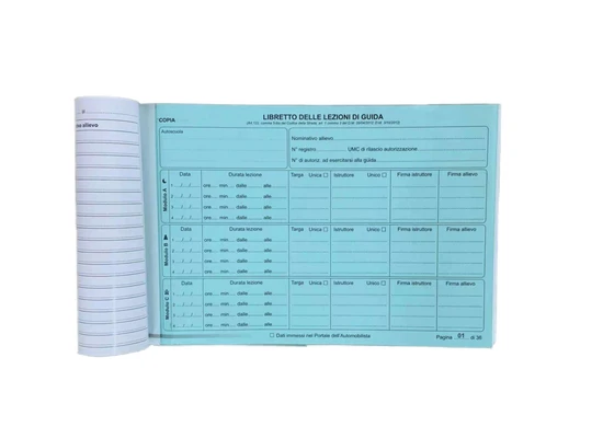 Carbonless Customized Book Duplicate 50carbonless Sets 2parts with Perforated Lines and Consecutive Numbers