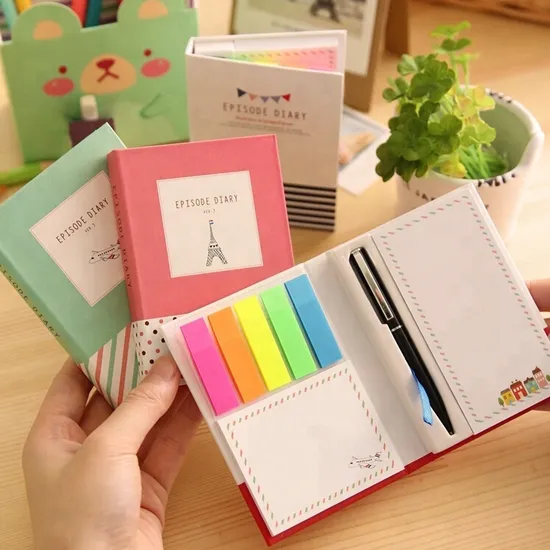 Creative Stationery Cute Sticker Marker Memo Flags Sticky Notes