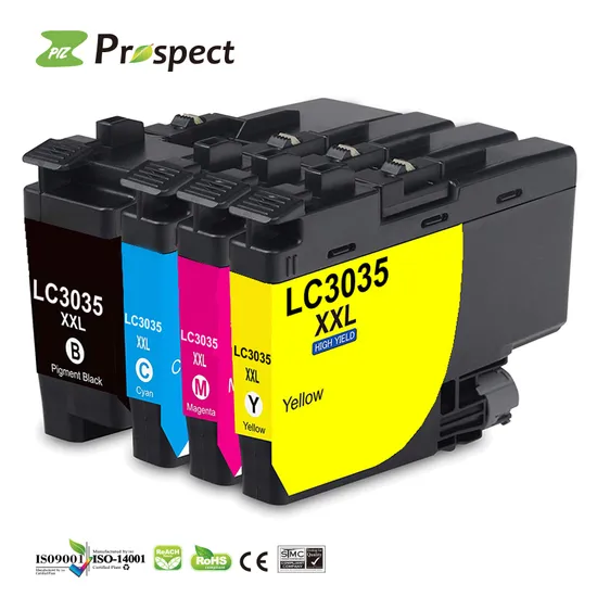 Prospect LC3033XXL LC3035XXL LC3033 LC3035 3035XXL 3033XXL 3033 3035 Compatible MFC-J805dw Brother Ink Cartridge for Color Inkjet Printer Prospect LC3033XXL LC3035XXL LC3033 LC3035 3035XXL 3033XXL 3033 3035 Compatible MFC-J805dw Brother Ink Cartridge for Color Inkjet Printer