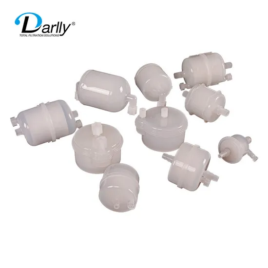 Disposable Capsule Filters with PP Media 5 Micron / 10 Micron for T-Shirt Inkjet Oval Printers with 6mm Single Hose Barb Connections