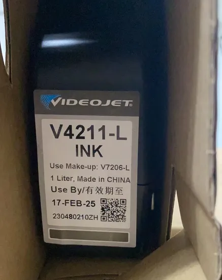 Videojet V4211-L Ink Printer Ink for 1580 1860 Cij Continuous Inkjet Printer