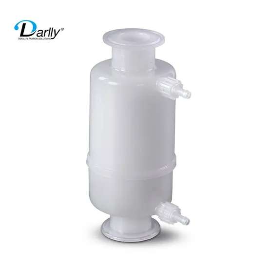 PTFE Capsule Filter (Hydrophobic) 5 Inch 0.22 + 0.45 Micron Tc Connector