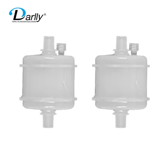 Disposable Ink Jet Capsule Filters 5 Micron / 10 Micron with PP Pleated Media for T-Shirt Inkjet Printers