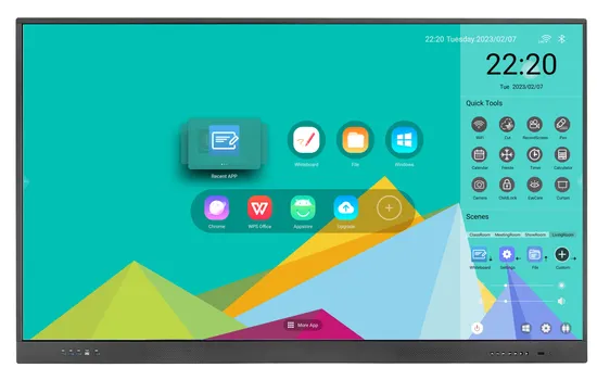 Interactive LED Touch Screen Monitor 75 Inch