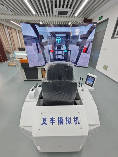 Chinese 3 Screens Forklift Training Simulator for Training Center