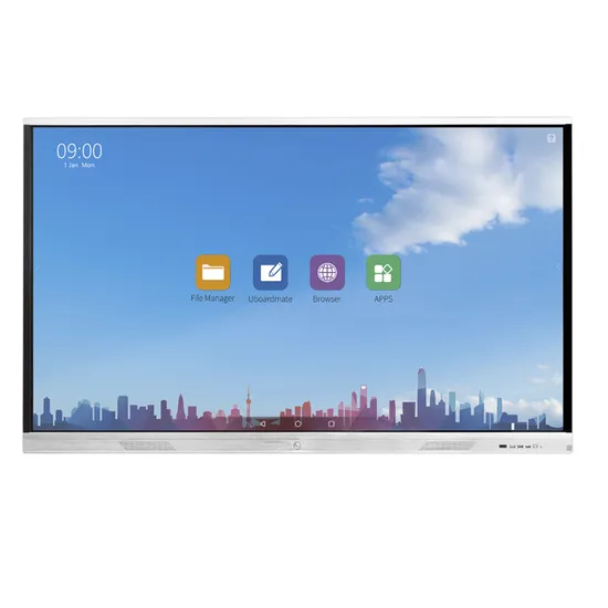 Dual OS X86 / Android 65 Inch All-in-One PC Electronic Writing Whiteboard Interactive Board Touch Screen