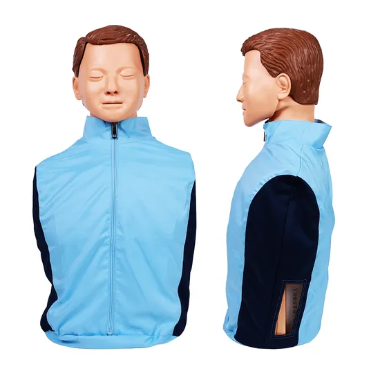 Emergency Training Medical Silicone Simulation Half Body CPR Manikin