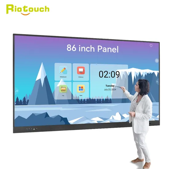 Riotouch Android Touch Board Teaching Smart Board Whiteboard Interactive Flat Panel