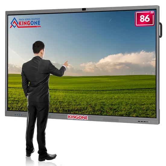 Classroom School LCD Writing Board Touch Screen TV Display Interactive Flat Panel Digital Whiteboard Smart Board for School Office Teaching