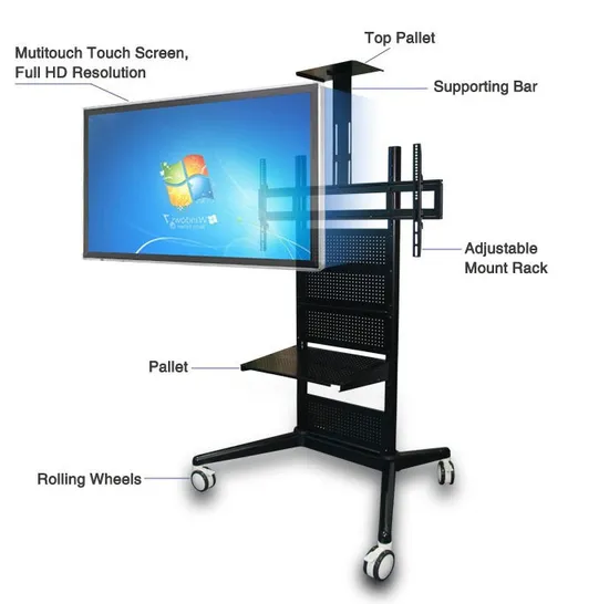 65 Inch LCD Touch Screen Interactive Educational Equipment Whiteboard for Smart Meeting, Office