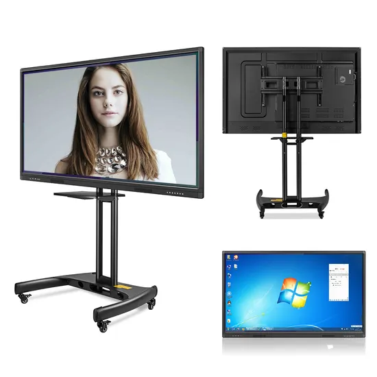 55 Inch 4K Android LCD Touch Screen Interactive Whiteboard for School