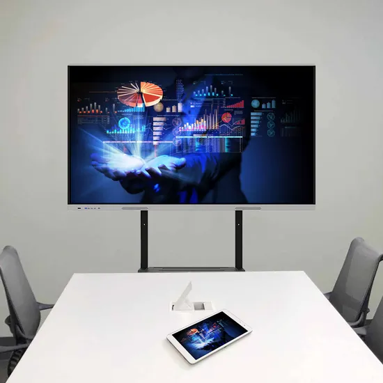 Wireless 65-100inch Electronic Multi Touch Flat Panel Smart Interactive Whiteboard