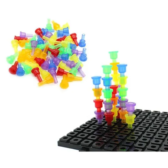 Montessori Toys Plastic Education Equipment Hole Board Peg Board