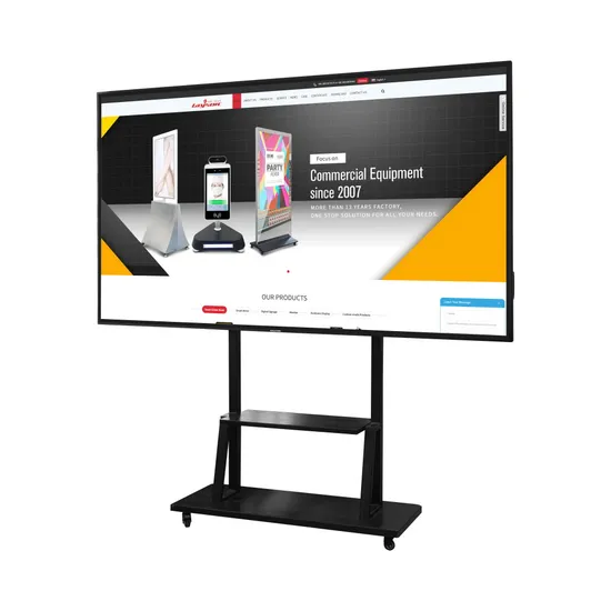 98 Inch 4K Touch Interactive Whiteboard Meeting Interactive Flat Panel Teaching Smart Board Touch Panel