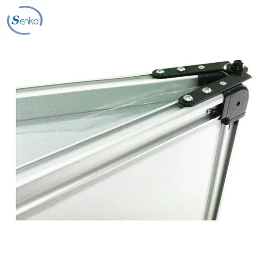 Senko Triple Folded Whiteboard Folding White Board for School Classroom Whiteboard 1m X 4m