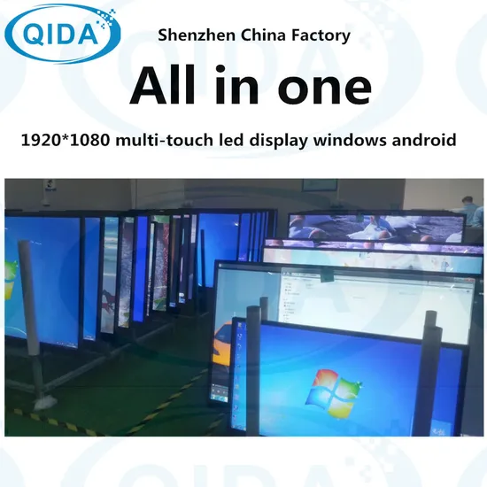 Education Advertising LED Whiteboard PC Android Multi Touch Screen Interactive Smart Board