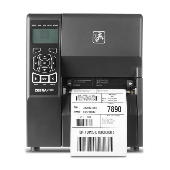 Industrial Thermal Transfer Barcode Printing Label Machine for Zebra Zt210 200 Dpi