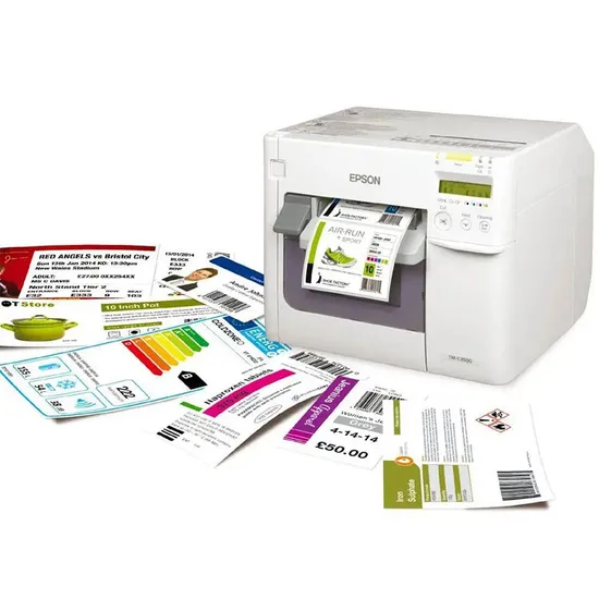 EPSON TM-C3520 TM-C3500 TM-C3000 Multi Color Label Printer Hospital Household Shoes Market