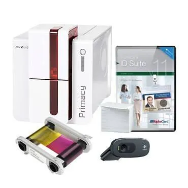 Evolis Primacy PVC Card Printer Single-Sided & Double-Sided ID Card Printer