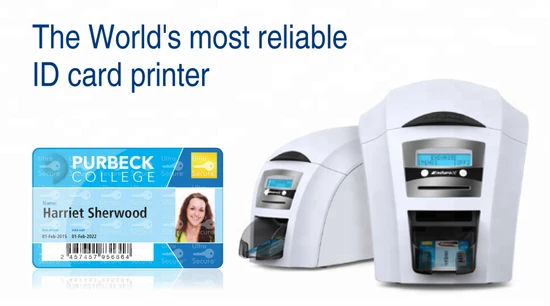 High Performance and Low Energy Consumption Magicard Enduro 3e Most Reliable PVC ID Card Printer with Double Side Printed