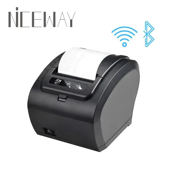 Small Shape Desktop Ink-Less 80mm Android iOS Bluetooth Thermal Receipt Printer