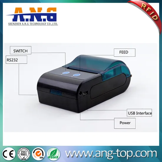 Android Mini 58mm Receipt Thermal Printer Bluetooth USB Interface