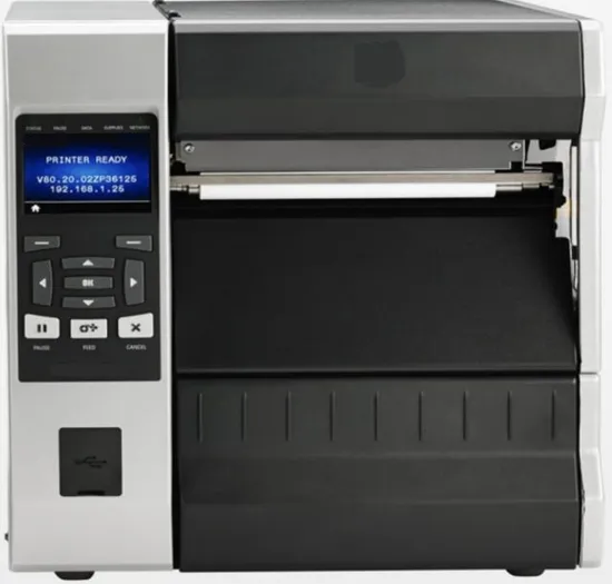 Original Brand Zt600 Series Zt620 Industrial Desktop Thermal Transfer and Direct Thermal 200dpi Barcode Printer