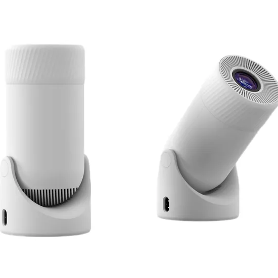 Portable Mini White Color 130 ANSI Android 11 LCD Smart PRO Projector
