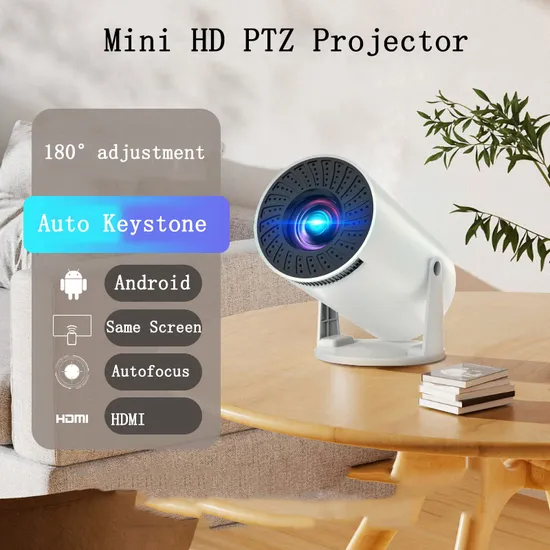 Intelligence Android WiFi Proyector Ultra 720p Mini PTZ LED Projector Home Entertainment