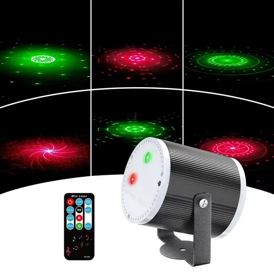 LED High-Power Sound Control Laser Light for Party Decoration
