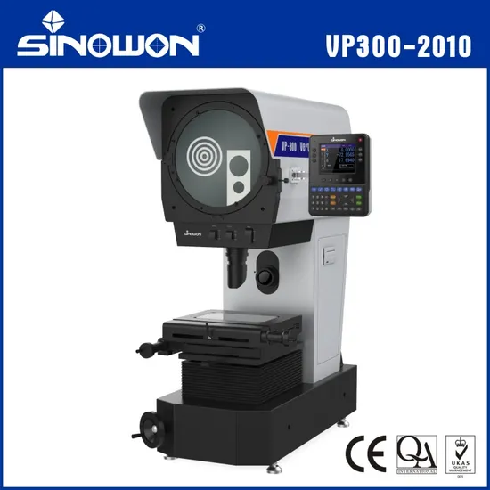 Digital Profile Projector with Vertical Optical Path and Double Steel Guide