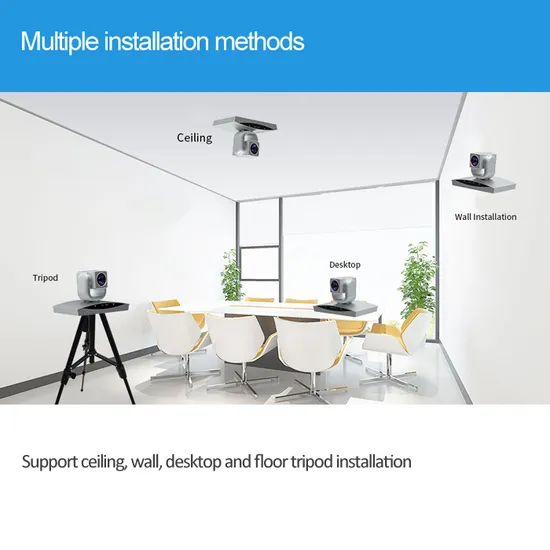 HD PTZ 20X Zoom 1080P@60fps DVI-I USB 2.0 3G-SDI Webcam Video Conference Camera