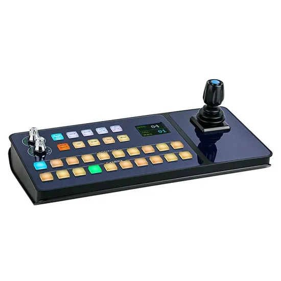 Cheap IP 4D Joystick Keyboard Controller with RS485 RS232 Onvif for PTZ Video Conference Camera