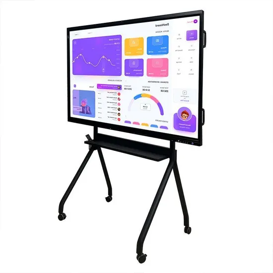 Android Windows System Efficient Digital Whiteboard Full HD Office Touchscreen Board