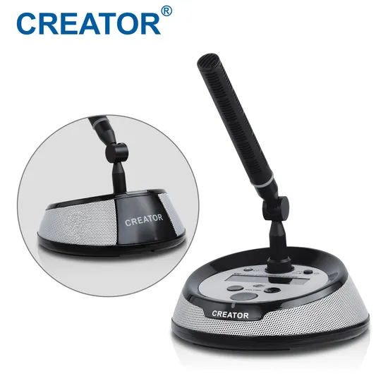 Creator Wireless Conference System Conference Microphone Gooseneck Microphone Wireless Conference Microphone with Voting