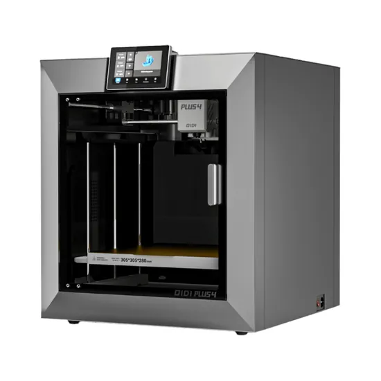 Qidi Plus4 3D Printer, Max 600mm/S High-Speed, Auto Leveling, 370° C High Temp Extruder, 65° C Heated Chamber