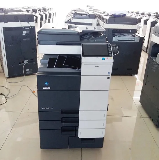 Office Equipment Bh754 Re-Manufacturing Copiers High Quality Second Hand