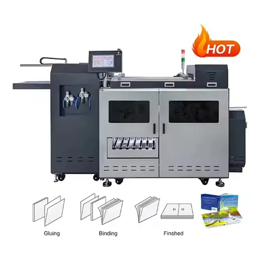 Fully Automatic High Speed Hardcover Case Wedding Album Photobook Making Machine Photo Album Book Layflat Book Binding Machine