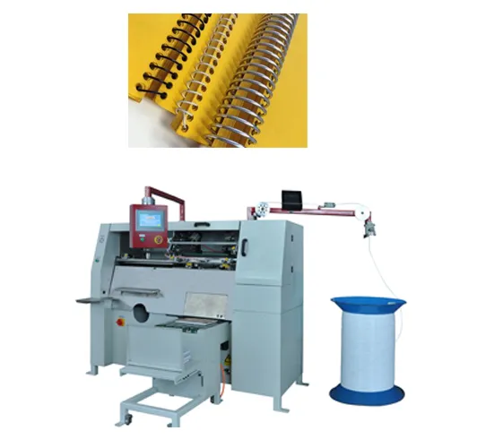 A3 A4 Size Automatic Iron Spiral Coil Binding Machine for Books and Calenders