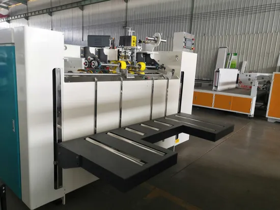 Single Piece Corrugation Paper Boxing Making Stitching Carton Package Machine