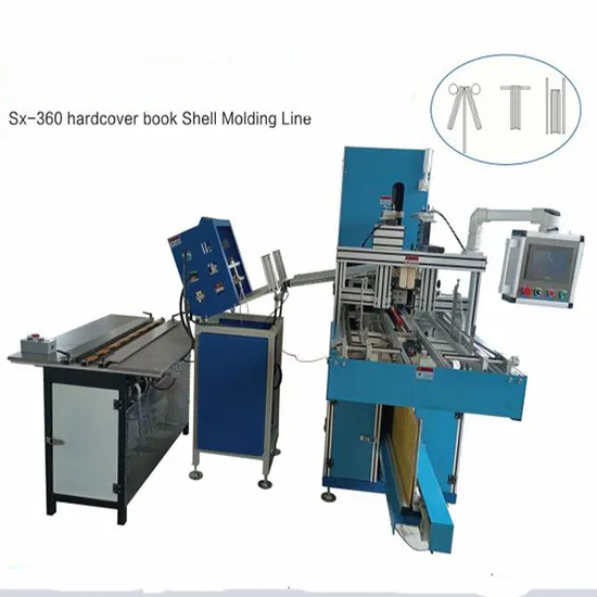 Sx-360 Hardcover Book Shell Molding Line Machine