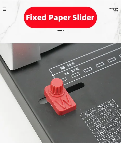 Comb Binder 21 Holes Paper Manual Book Comb Binding Machine