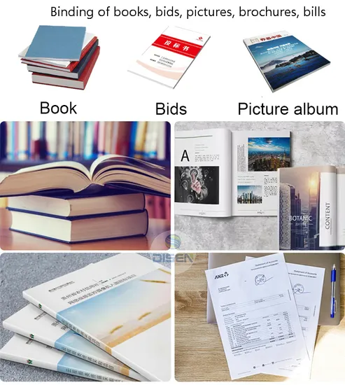 50A Full Automatic A3 A4 380mm Paper Hot Melt Glue Notebook Book Glue Binder Binding Machine Glue for Books