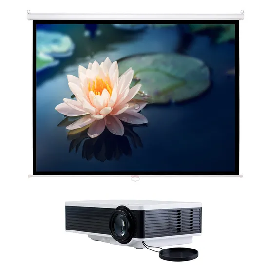 70 Inch Wall Mount Manual Projector Screen Projectors