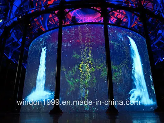3D Holographic Projection System Holographic Mesh Screen for Hologram Live Show