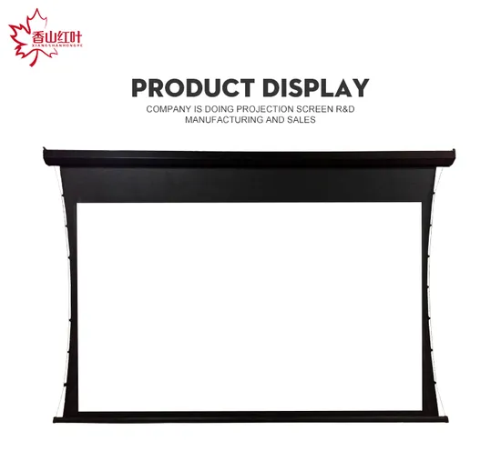 4K Tension Electric Projection Screen with Remote 150" Hot Sale